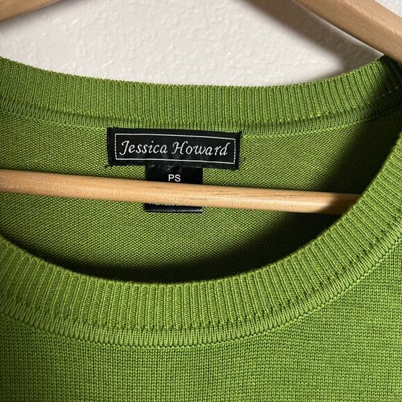 Jessica Howard Long Sleeve Colorblock Sweater Dress Size Small Petite - Picture 6 of 7